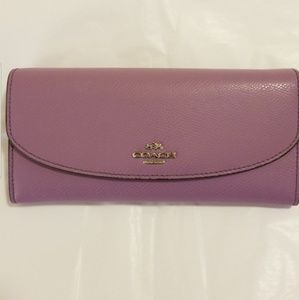 Coach leather wallet